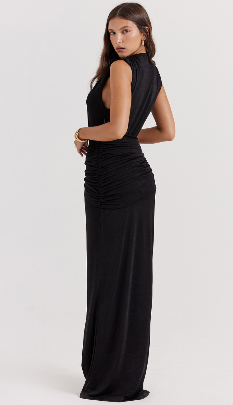 Darcy Black Maxi Dress