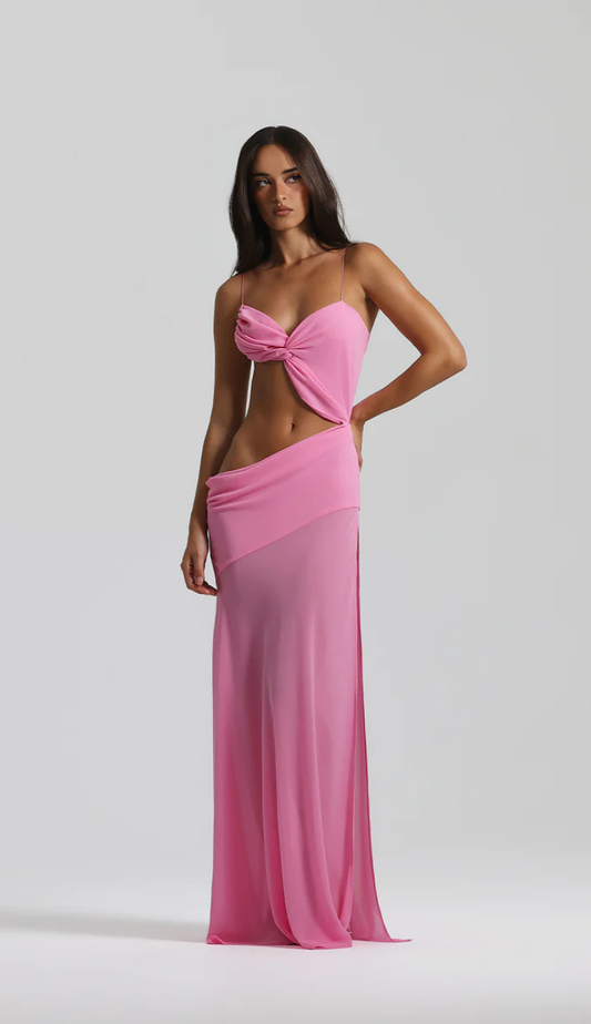 Rita Pink Maxi Dress