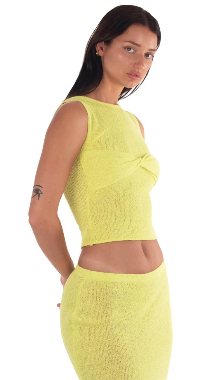 Mirabella Yellow Skirt Set