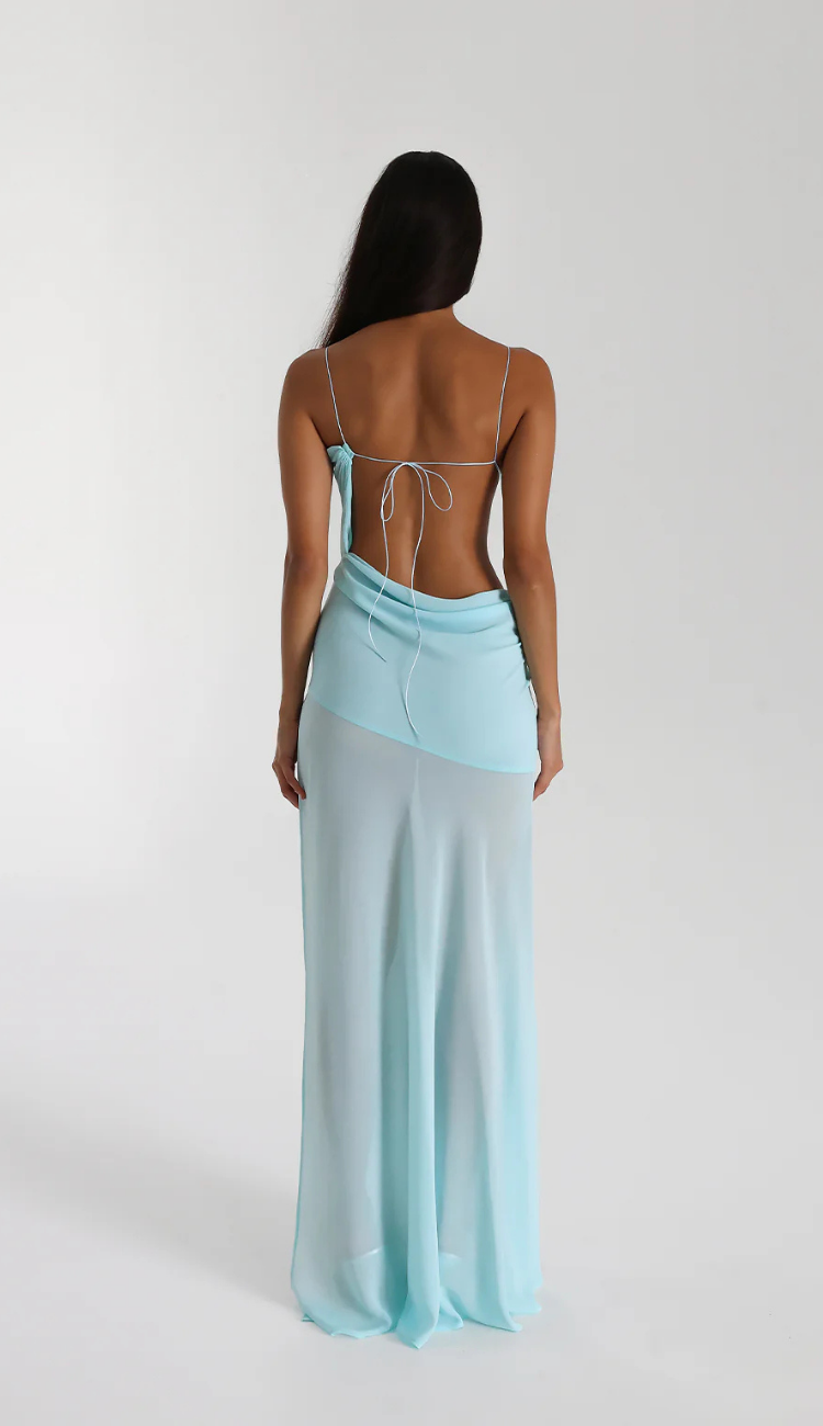 Rita Blue Maxi Dress