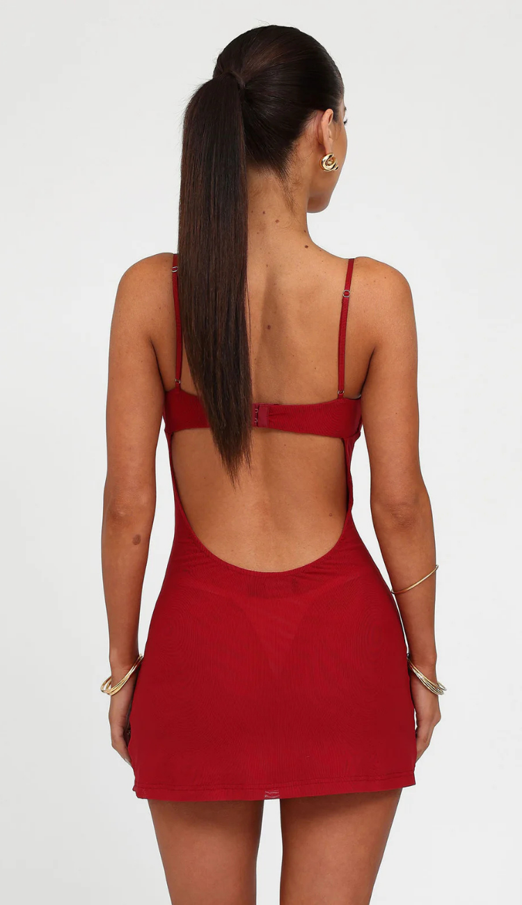Keya Red Mini Dress