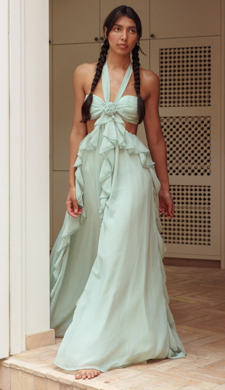 Milla Teal Maxi Dress
