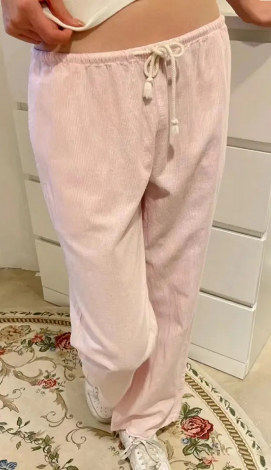 Tilly pink tie sweatpants