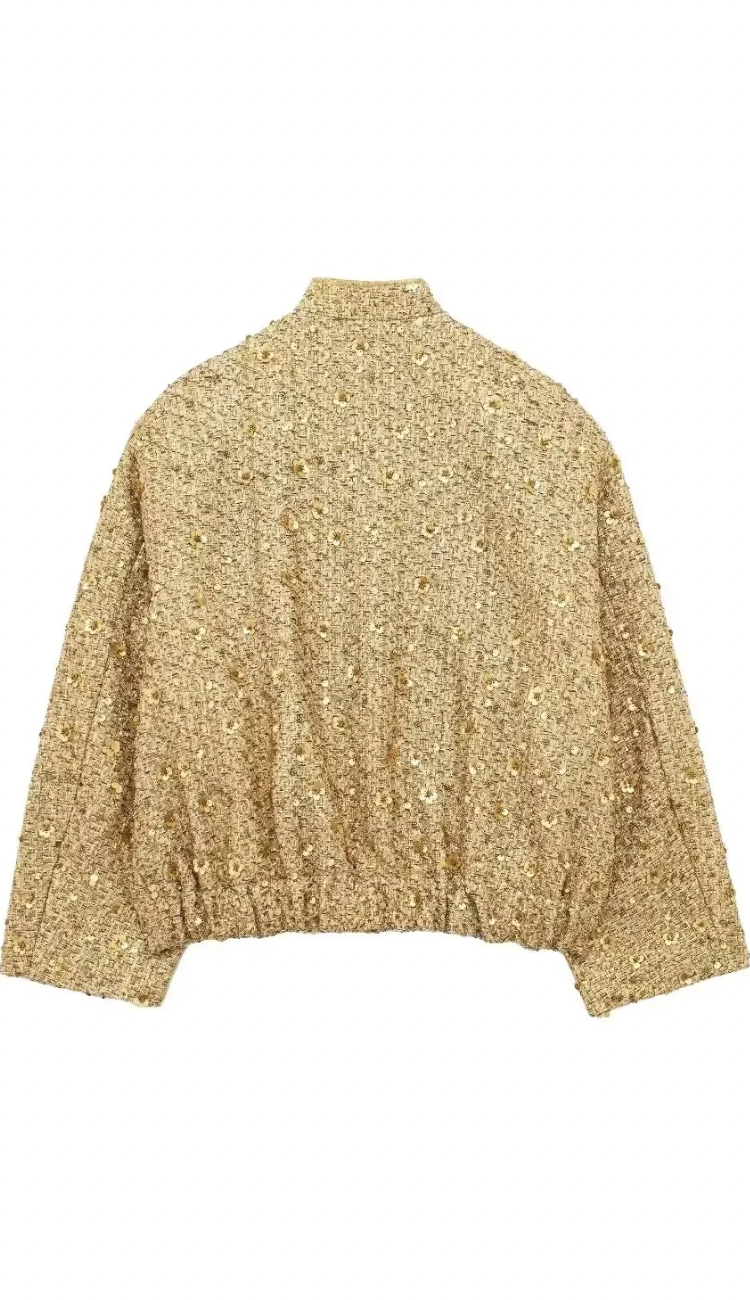 Klum Gold Sequin Jacket