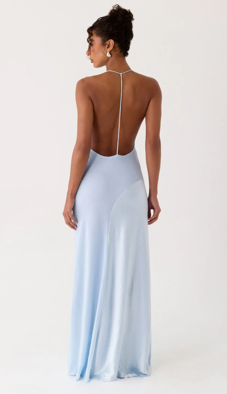 Lizbeth Baby Blue Maxi Dress