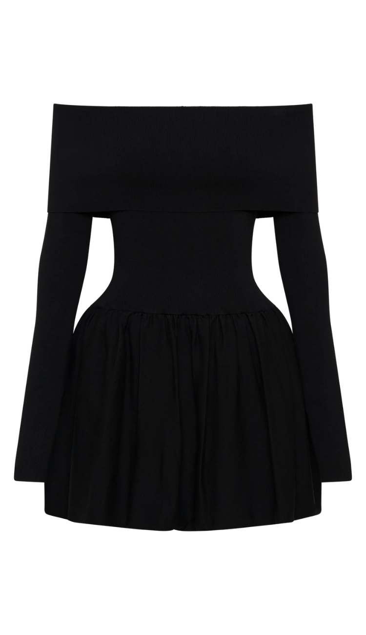 Maylin Black Mini Dress