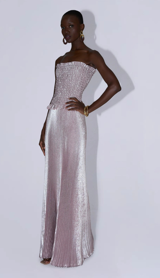 Genevieve Dusty Shimmer Gown