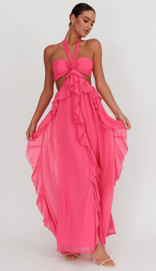 Milla Hot Pink Maxi Dress