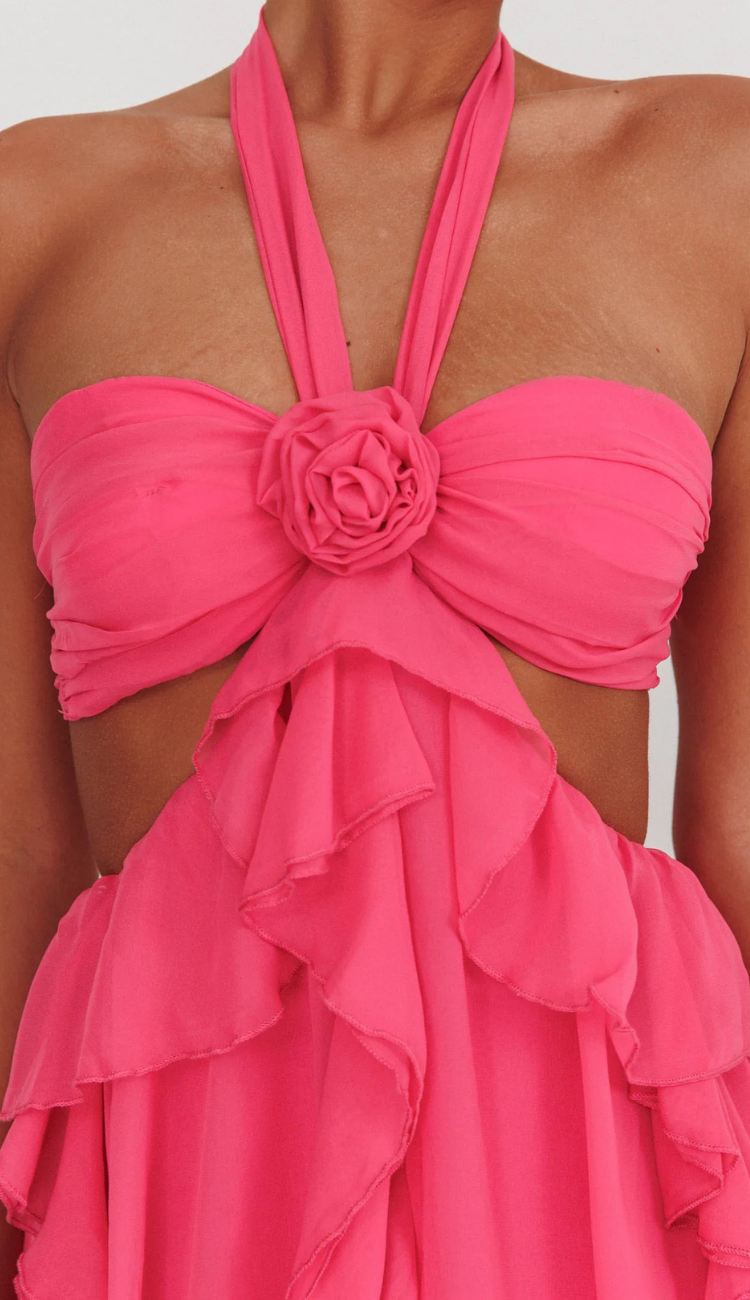 Milla Hot Pink Maxi Dress