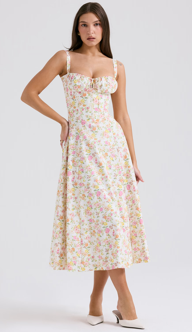 Jasmine Floral Maxi Dress