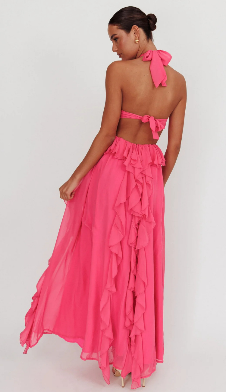 Milla Hot Pink Maxi Dress