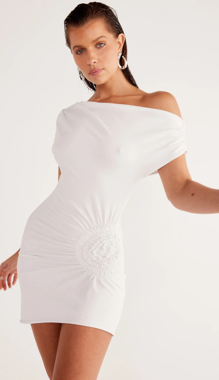 Phoibe White Mini Dress