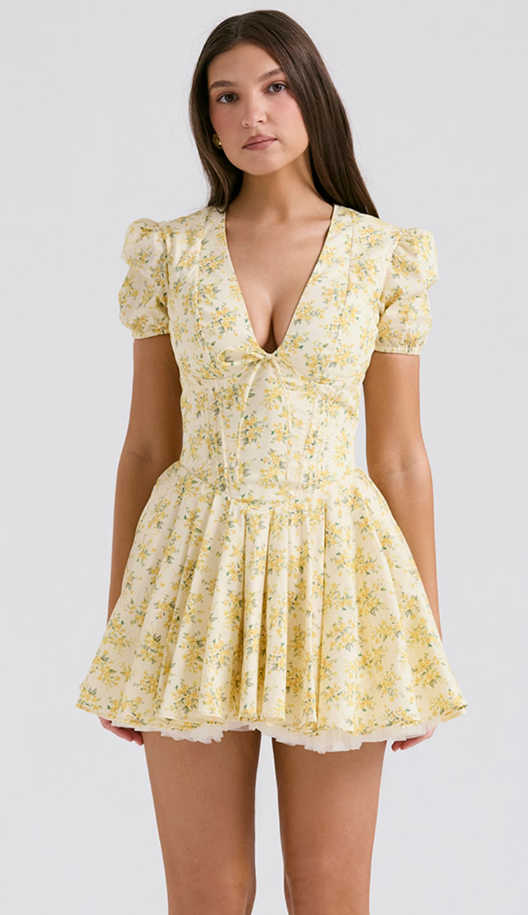 Amelda Floral Mini Dress