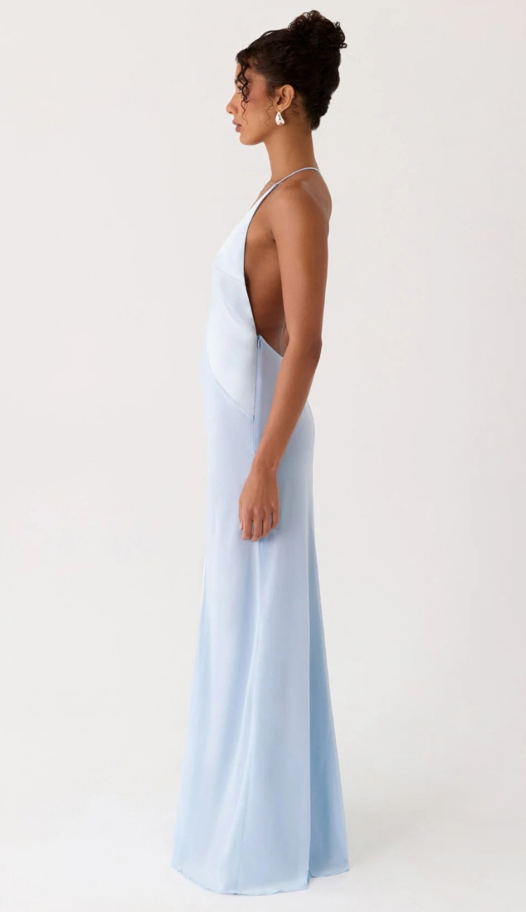 Lizbeth Baby Blue Maxi Dress