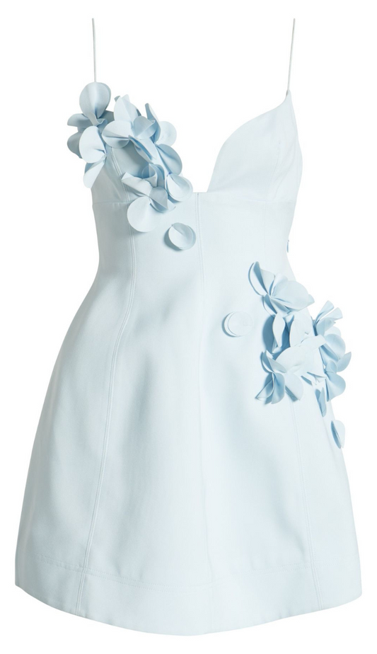 Maiva Light Blue Mini Dress