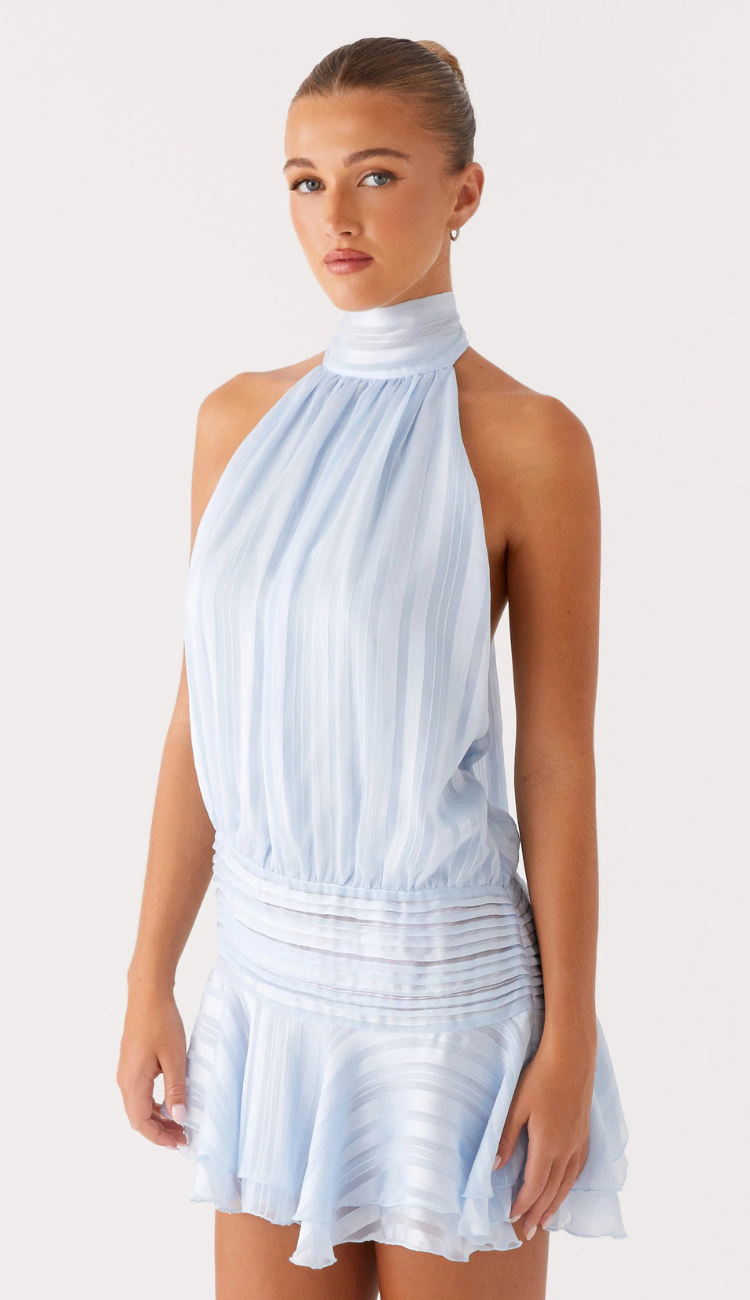 Maelle Blue Mini Dress