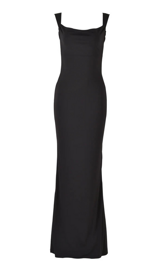 Fiorella Black Maxi Dress