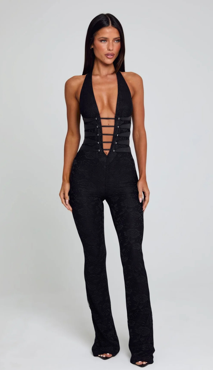 Zana Black Jumpsuit