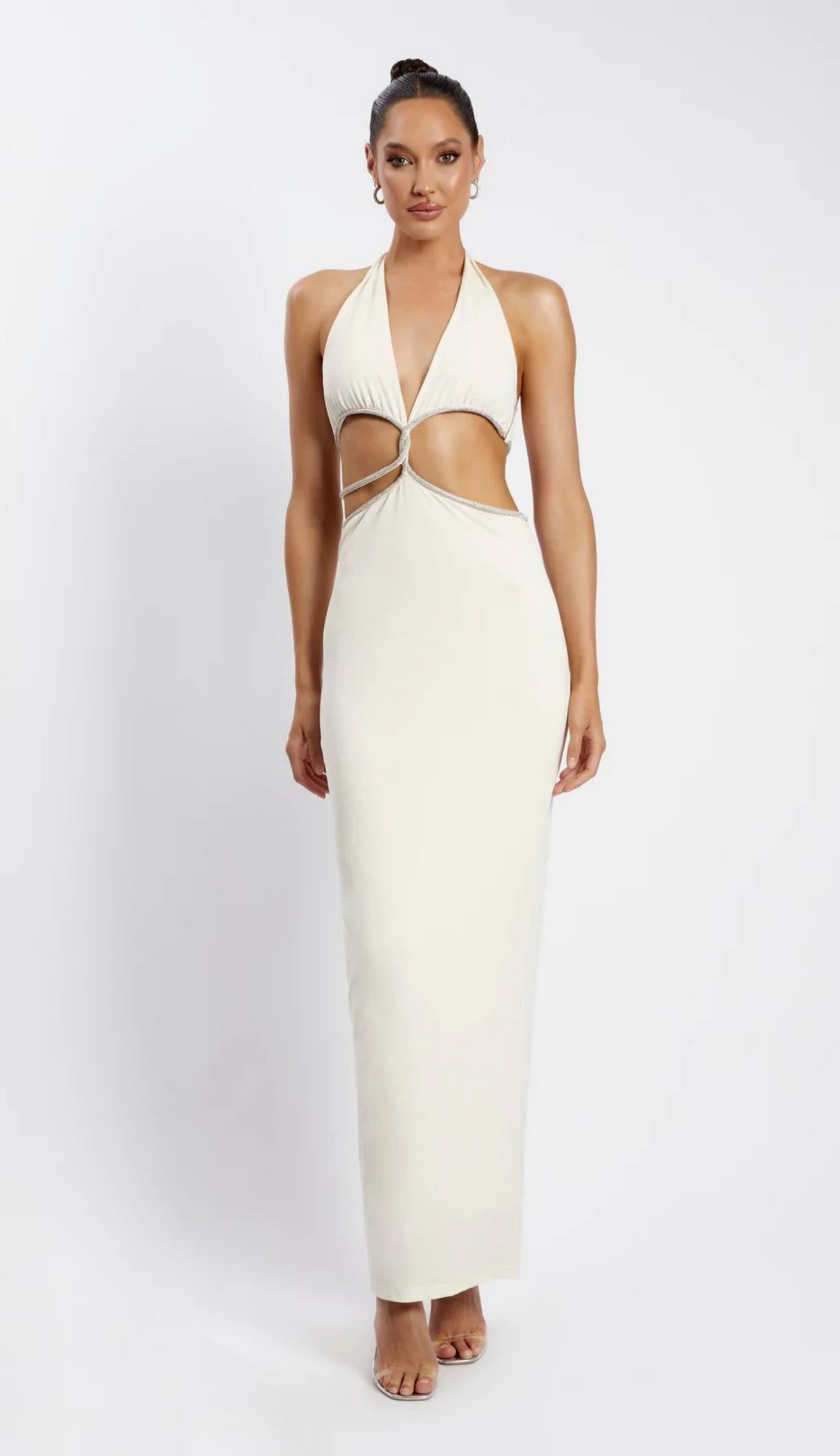 Victoria Diamant Dress in White