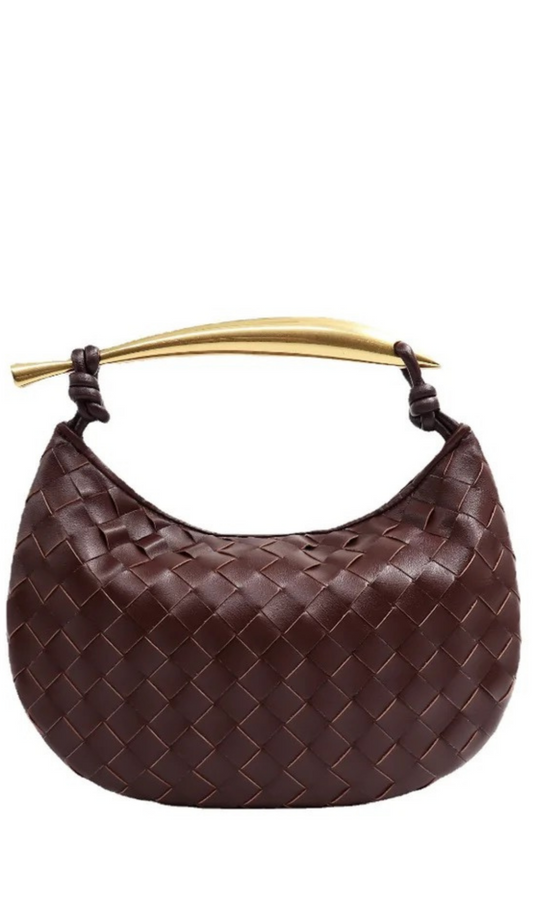 Melie Medium Brown Handle Bag