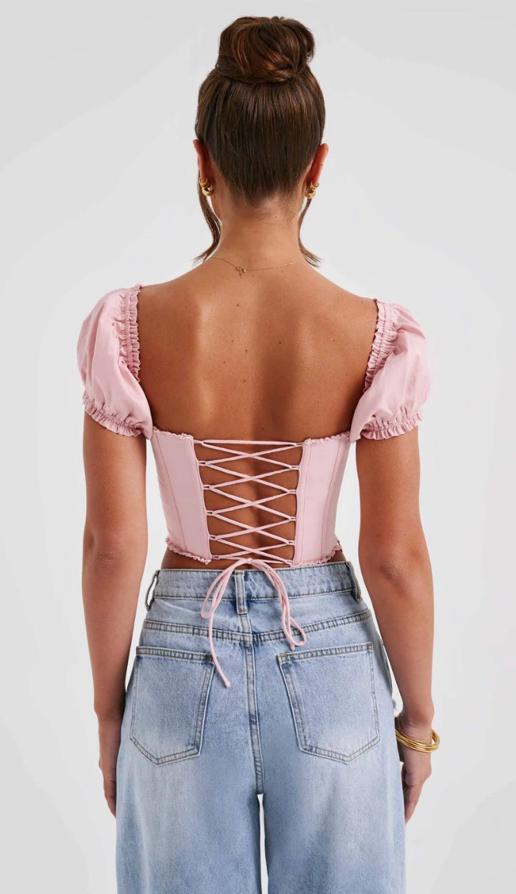 Kate Corset Pink Top