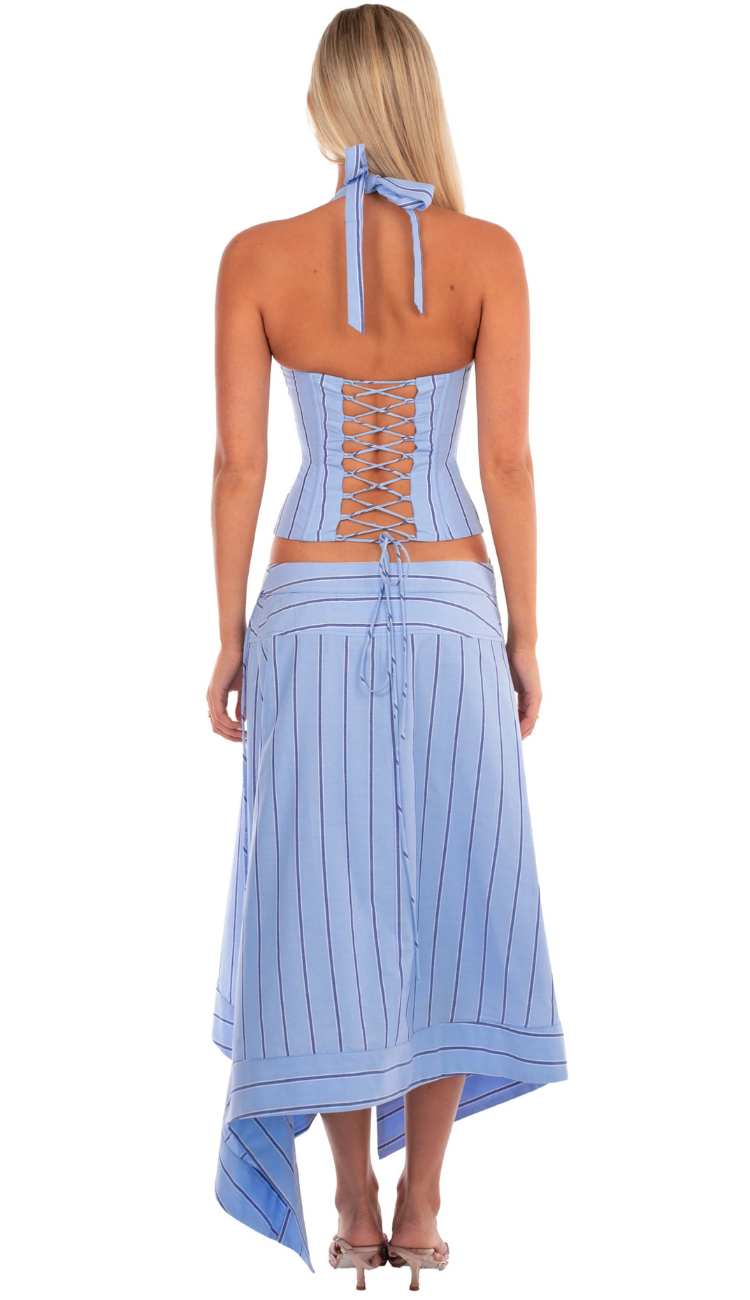 Zirelle Blue Skirt Set