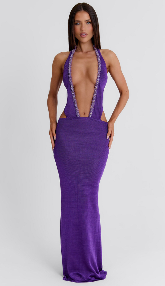 Janny Violet Maxi Dress