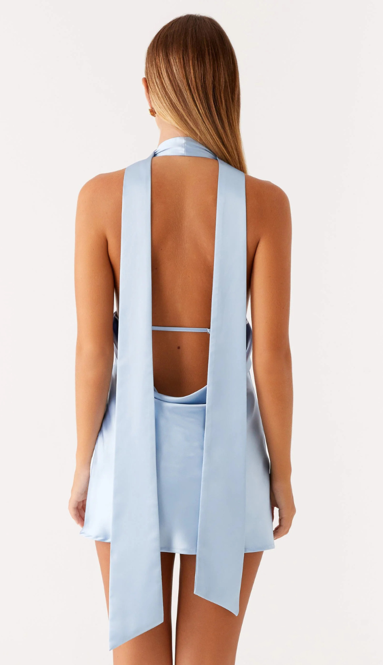 Cyra Blue Mini Dress