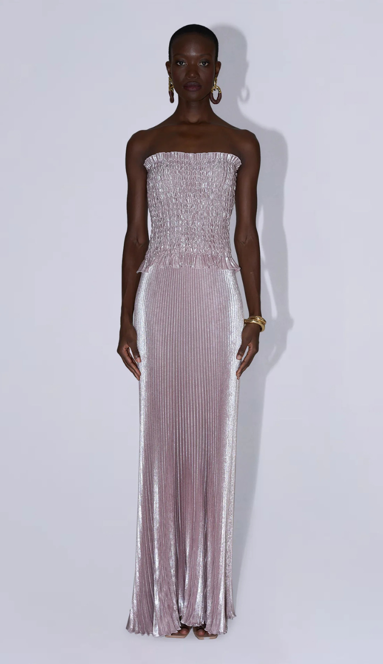 Genevieve Dusty Shimmer Gown