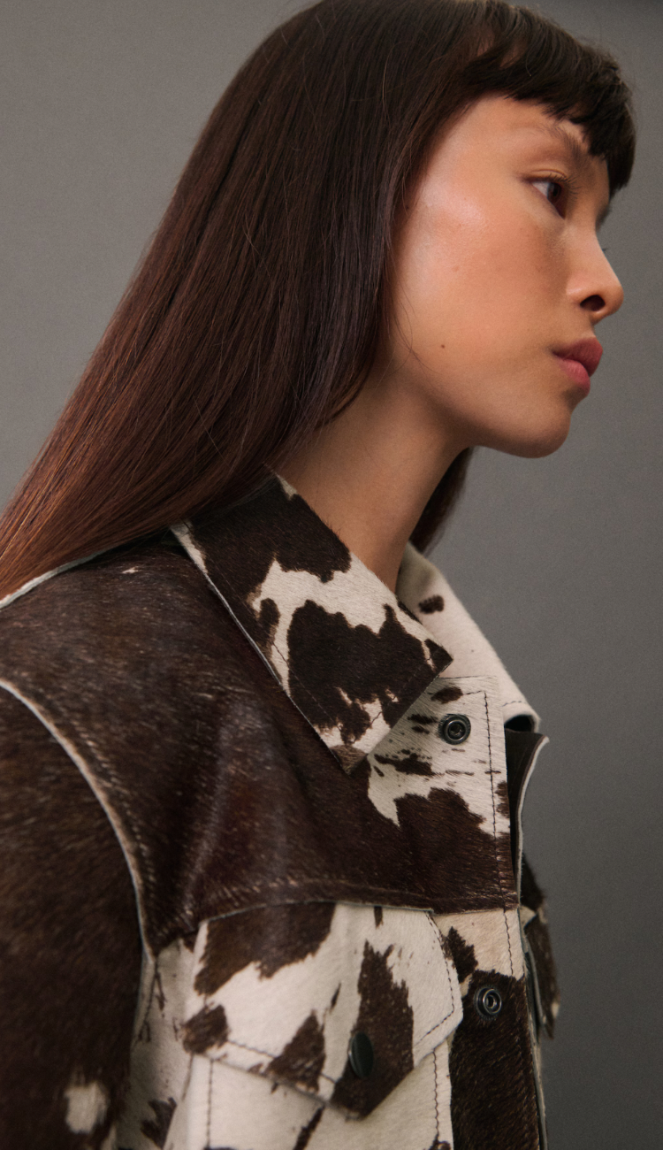 Cow Print Jacket